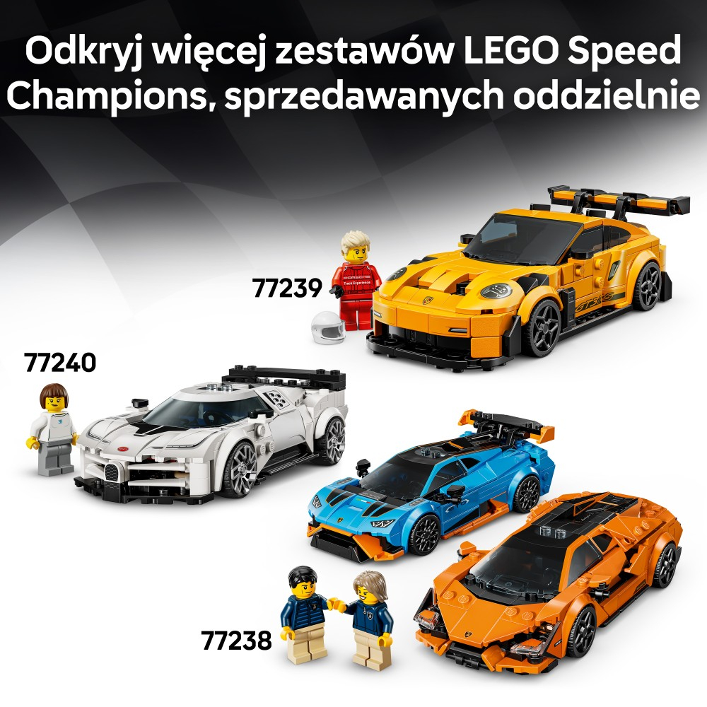 LEGO Speed Champions - Спортивный автомобиль Dodge Challenger SRT Hellcat 77237