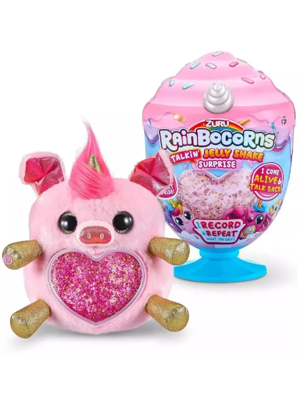 Мягкая игрушка сюрприз Rainbocorns Jelly Shake