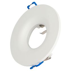 Светильник встраиваемый алюминиевый ЭРА KL105 WH под лампу MR16 GU5.3 белый | Алюминиевые встраиваемые светильники