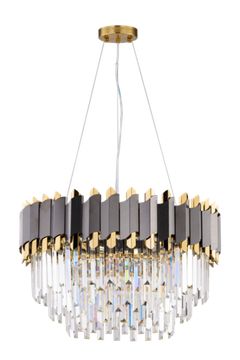 2343S/8A PT BRS+SGT (1) Люстра NW