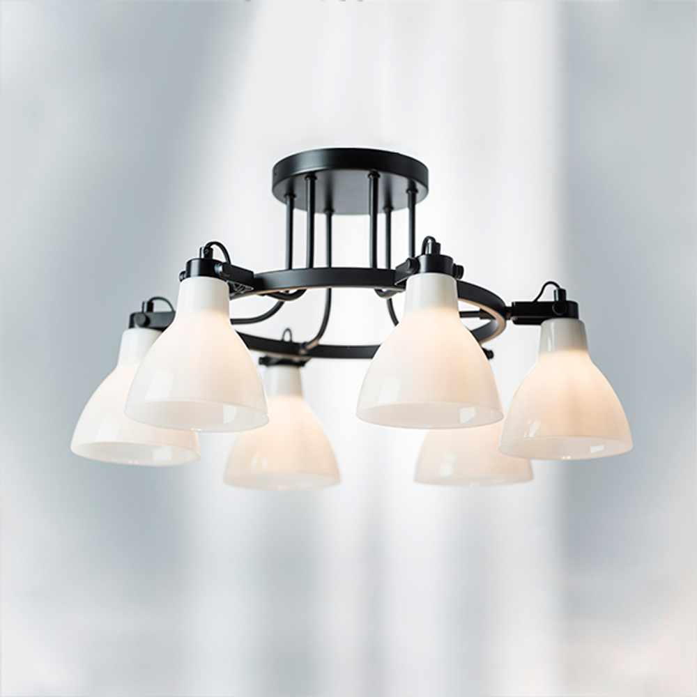 761060 Люстра ACROBATA 6х40W E14 БЕЛЫЙ