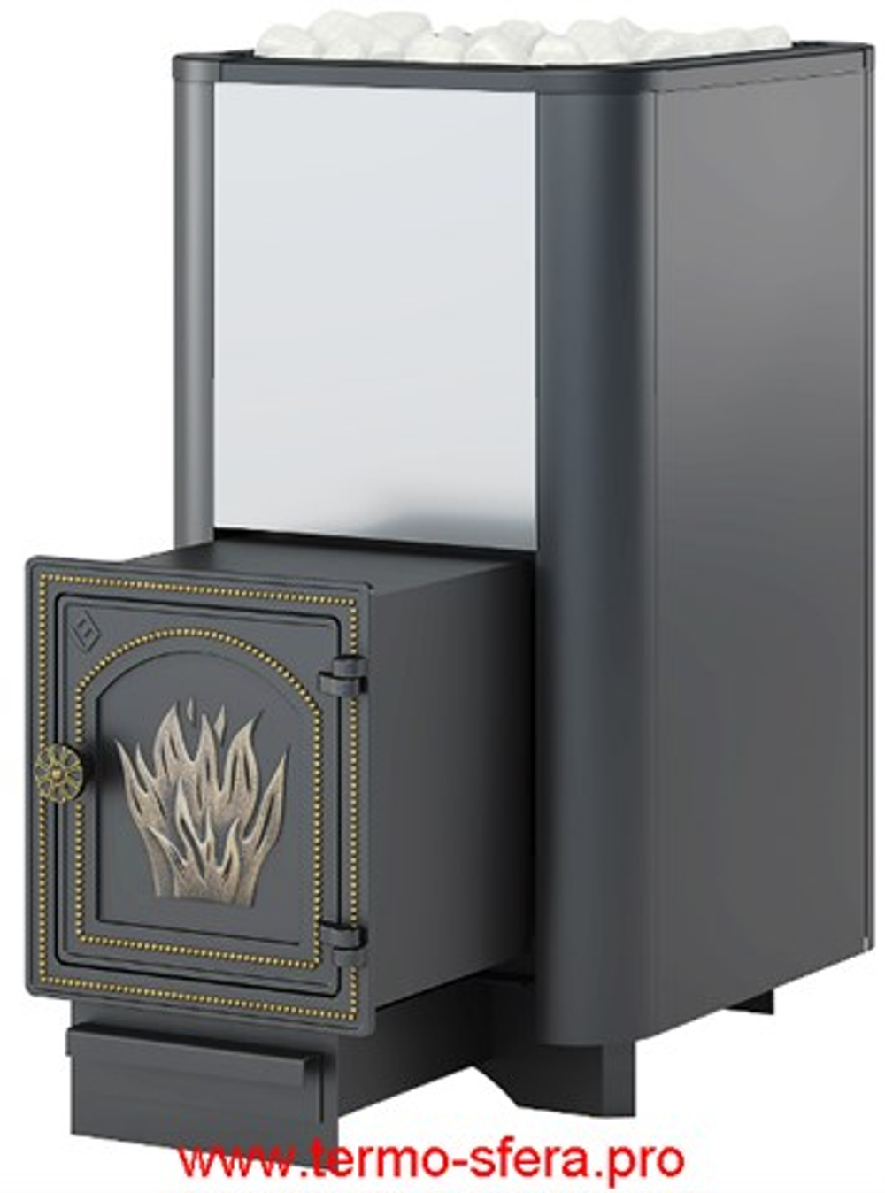 Печь ВЕЗУВИЙ Сенсация 28 Антрацит (ДТ-4)