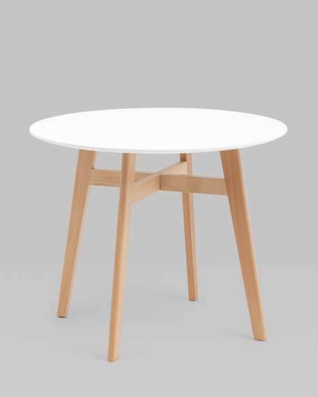 Стол обеденный Target Circle 90*90 белый