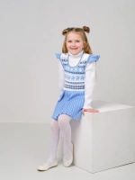 Сарафан вязаный с плиссе