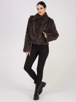 Шуба зимняя натуральная короткая дубленка