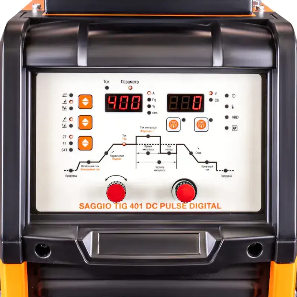 FoxWeld SAGGIO TIG 401 DC Pulse Digital аппарат аргонодуговой сварки 8037