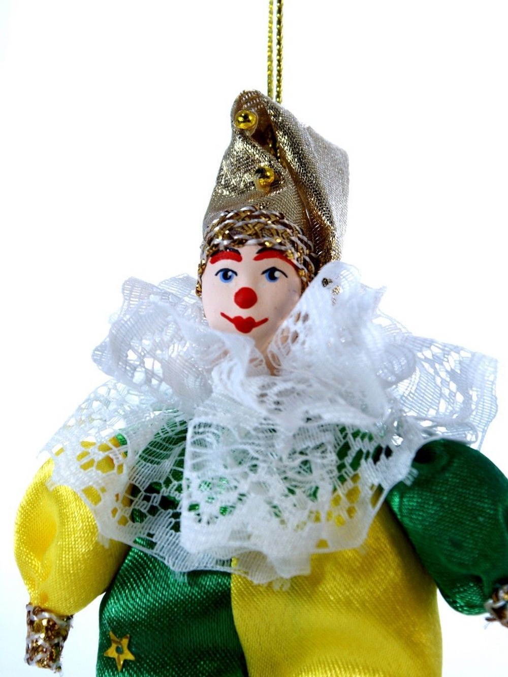 Кукла фарфоровая на елку Гномик