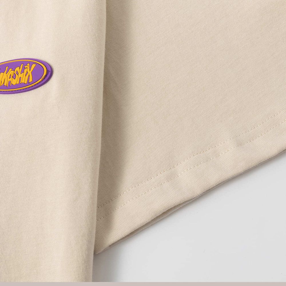 Футболка Ymkashix Ghost бежевая