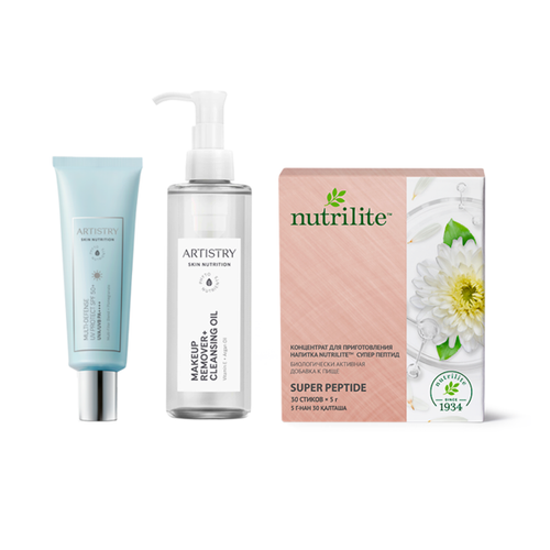 Набор «Защита от солнца и бережное очищение»