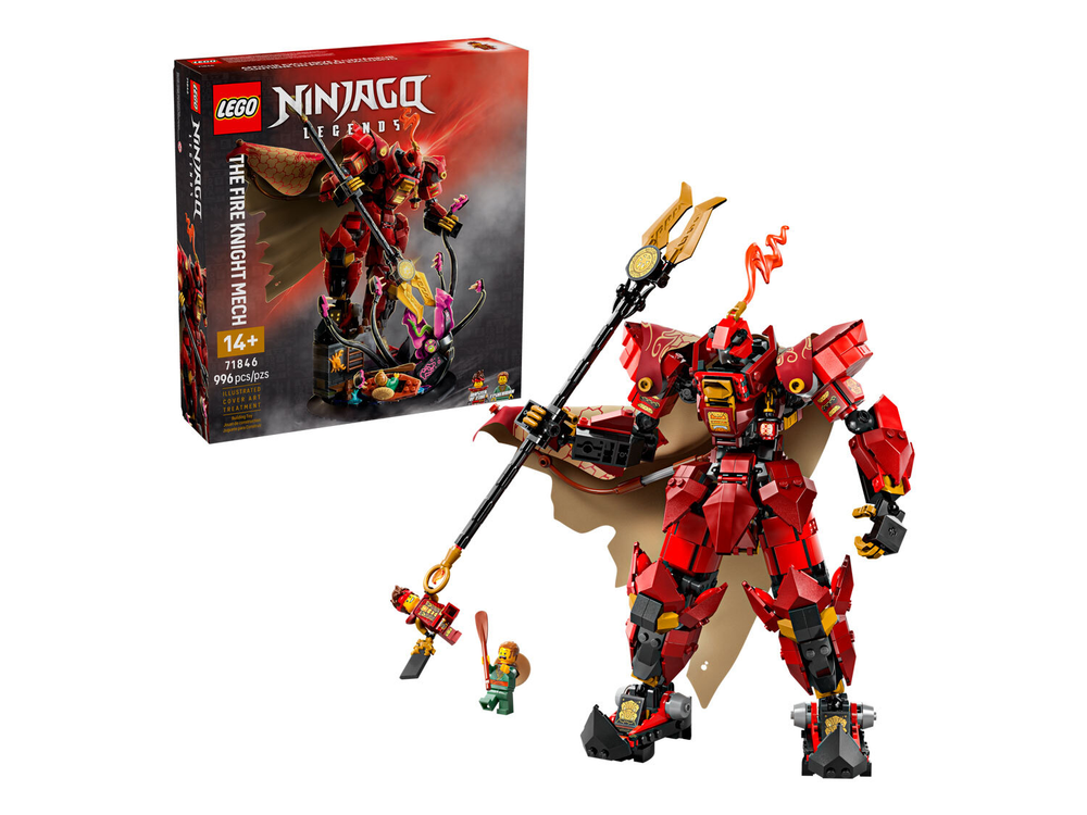 LEGO Ninjago 71846 «Боевой робот “Рыцарь огня”» — мощное оружие ниндзя
