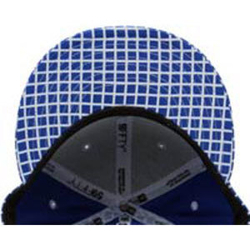 Бейсболка New Era Sneaktip Mesh синяя вид козырька изнутри