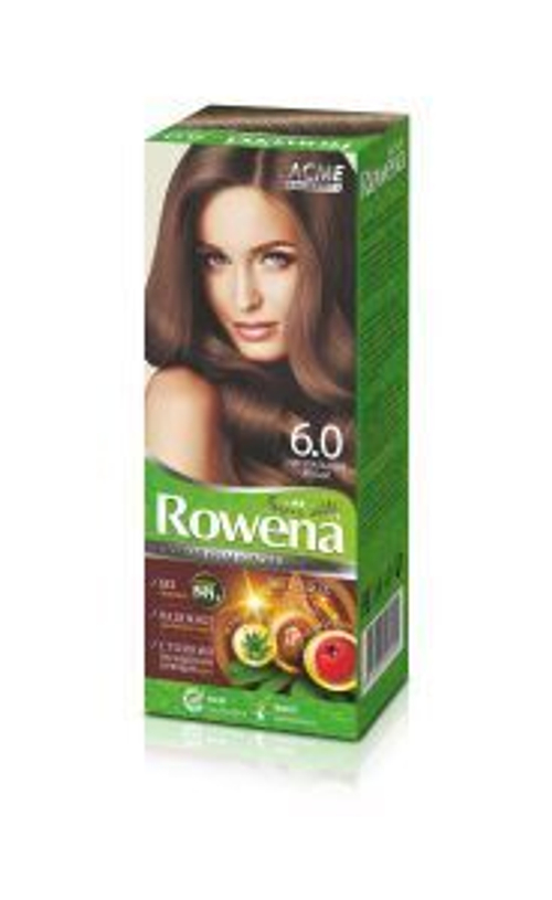 Acme-Color «ROWENA SOFT SILK» Стойкая Крем-Краска для волос, тон 6.0 без аммиака (Натуральный Русый) 115 мл