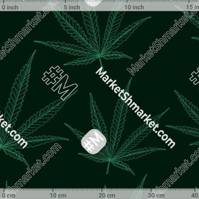 Паттерн конопляный лист by Bulgakova.art 179 DPI