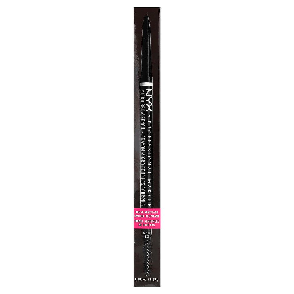 NYX Professional Makeup, Micro Brow Pencil, 07 эспрессо, 0,09 г (0,003 унции)