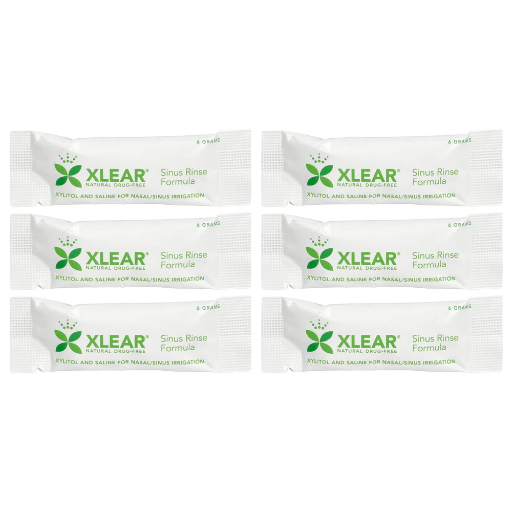 Xlear, Натуральный ополаскиватель для синусов с ксилитолом, 1 набор