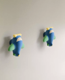 ZARA HOME НАБОР ДЕТСКИХ МЕБЕЛЬНЫХ РУЧЕК «САМОЛЕТ» (2 ШТ.), РАЗНОЦВЕТНЫЙ