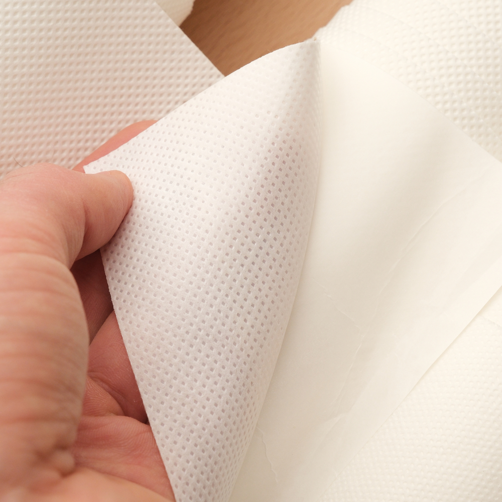 Спанбонд белый, на клеевой основе, лист 150*50 см