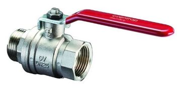 Кран шаровый Oventrop Optibal 1/2" НВ арт. 1076204 рукоятка рычажная из оцинкованной стали