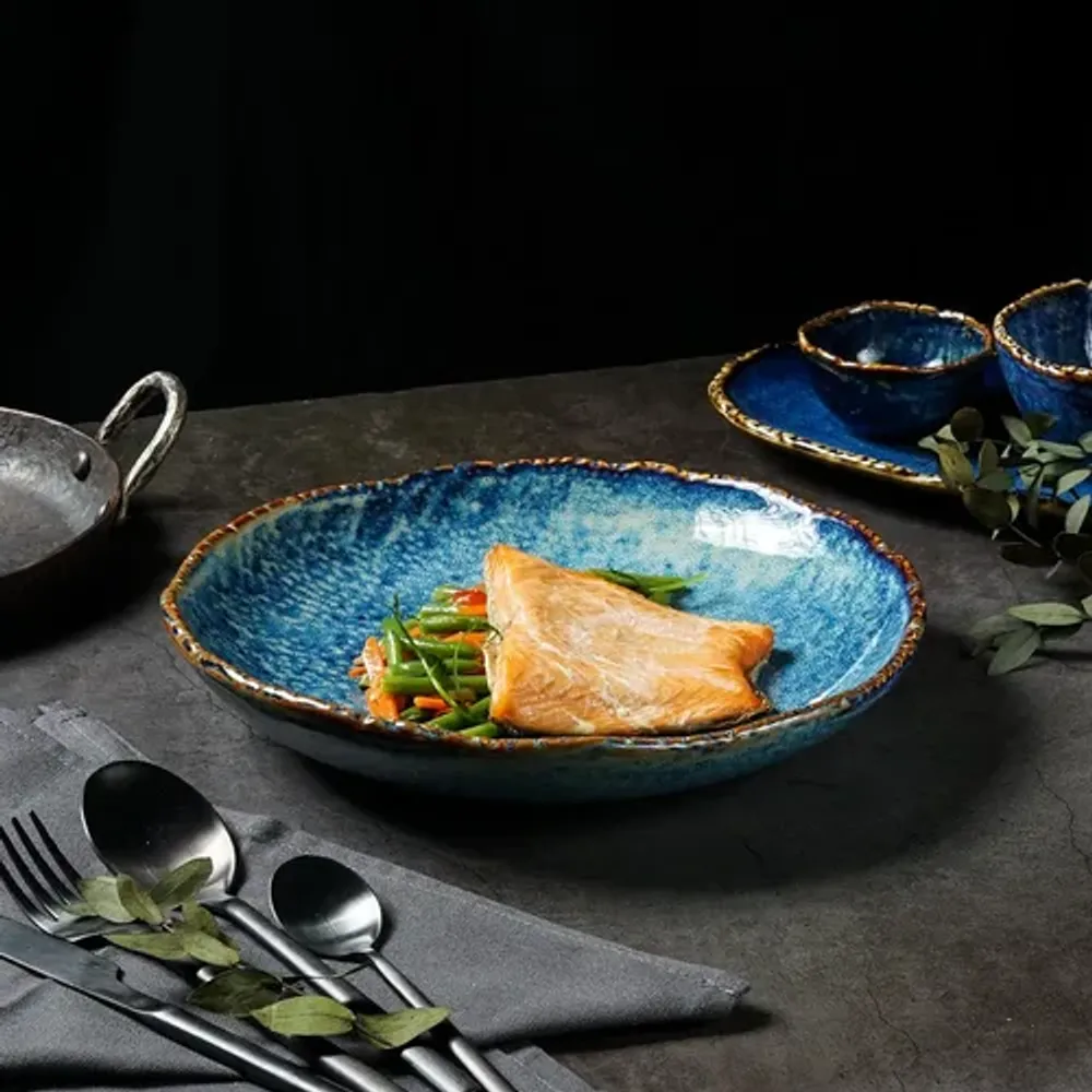 Салатник 700 мл d 25,3 см h5,4 см Aqua Blue P.L. Proff Cuisine [6]