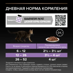 Pro plan 85 г пауч влажный  корм для котят, с говядиной в соусе