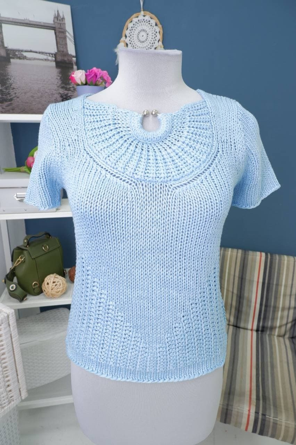 Кофта с коротким рукавом 42-44 размер