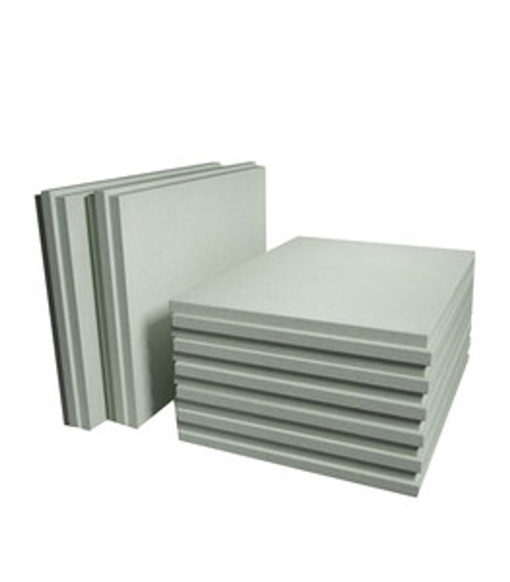 Плита гипсовая пазогребневая 667х500х100мм влагостойкая полнотелая Knauf (Кнауф 38 кг/шт) ПГП