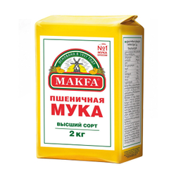 Мука пшеничная «Макфа» в/с - 2 кг