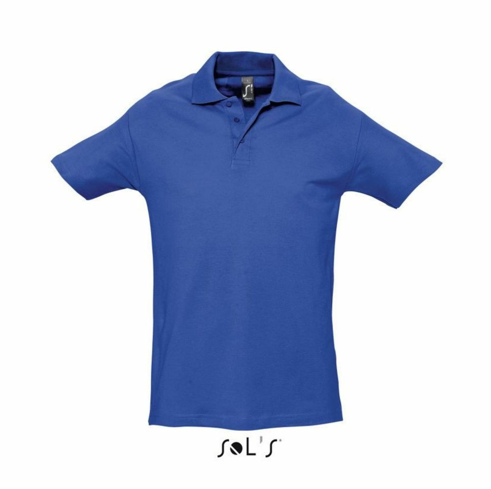 Поло SPRING II 100% хлопок 210 грамм Синий  S