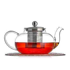 Чайник 800 мл, термостойкое стекло P.L.