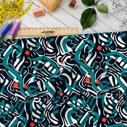 Ткань премиум дюспо калейдоскоп чувств