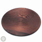 Тарелка-блюдо Art of Siberia из древесины сосны, текстурированная, 39 см. T22