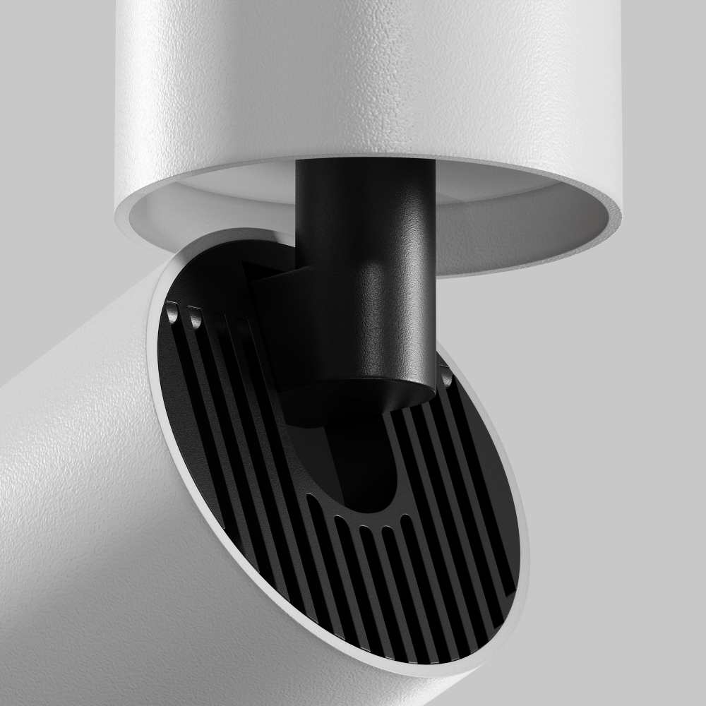 Накладной светодиодный светильник Maytoni FOCUS LED C055CL-L12W3K-SS-W