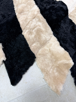 Покрывало меховое ковер из шкуры овчины