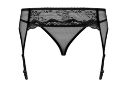 Кружевной пояс для чулок Charms с украшением из сверкающих кристаллов