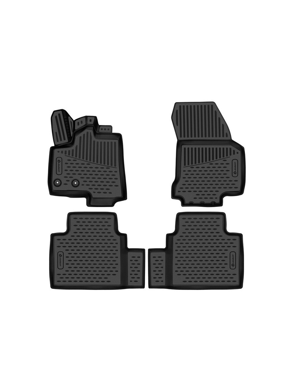 Коврики в салон для JAC JS6 2022- 4шт. (полиуретан) ELEMENT3DA67539210K