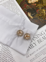 Накладка на пуговицу Гучч. Пчела белая