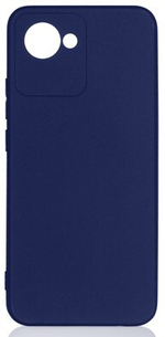 Силиконовый чехол для Realme C30/Narzo 50i Prime blue DF