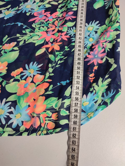 Блузка с цветочным принтом 44 размер