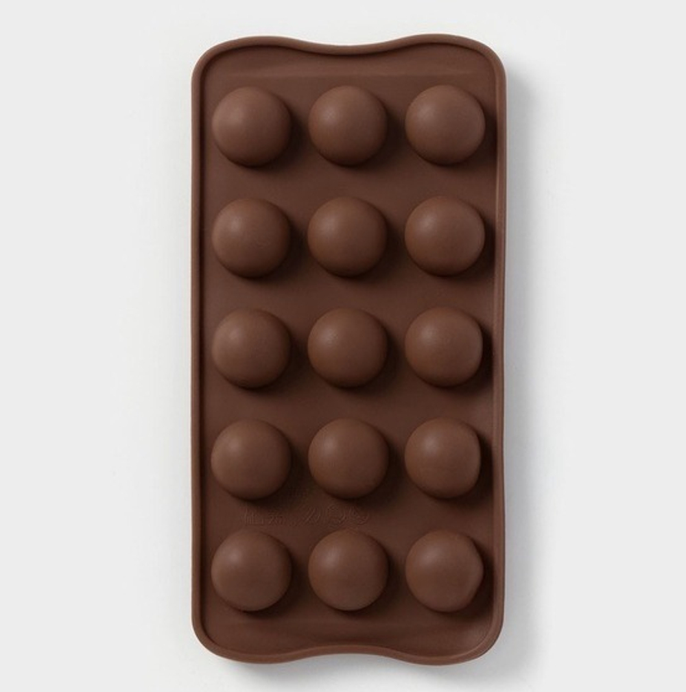 Силиконовая форма для конфет и шоколада "Браво" 21*10,5*3см