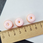 Бусина лэмпворк, пончик с глазурью, р-р 15мм, штучно