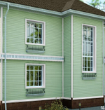 Сайдинг виниловый Альта-Профиль Канада Плюс Престиж Фисташковый 230х3660мм 0,84м2