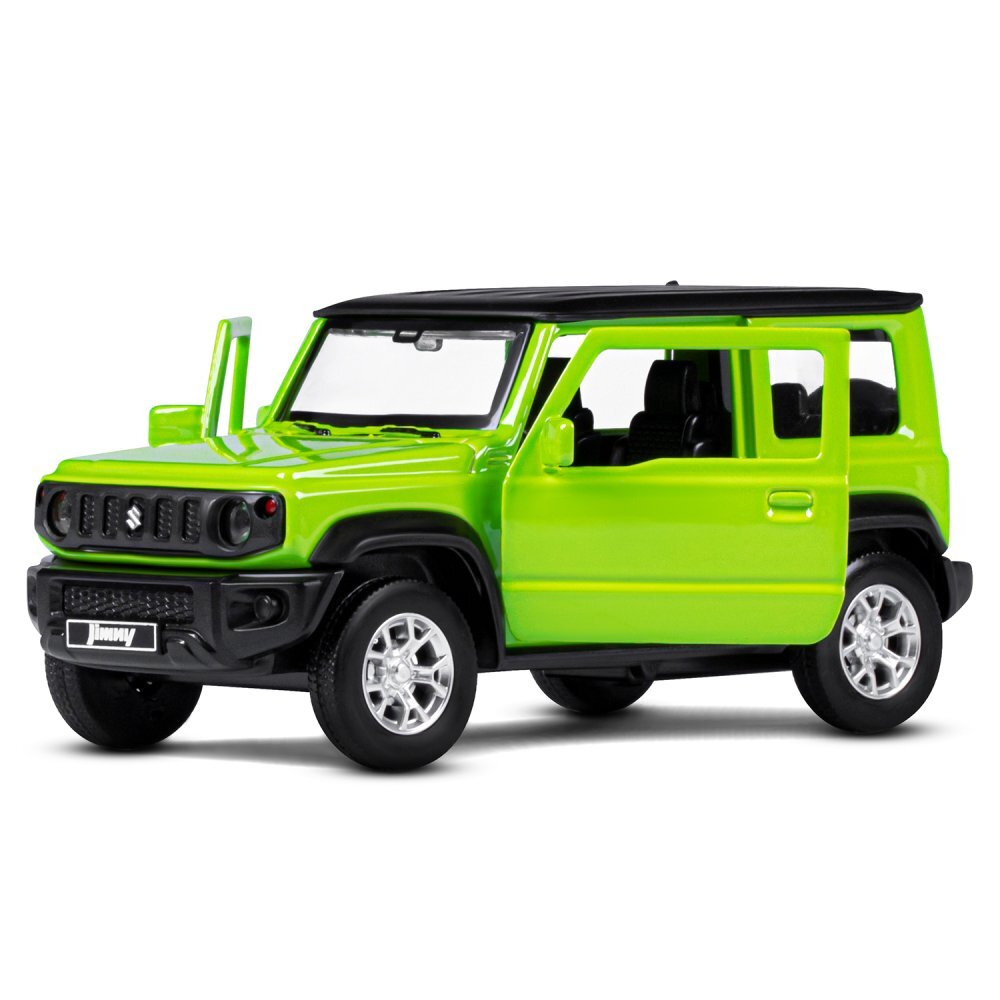 Модель 1:43 Suzuki Jimny, зеленый, инерция, откр. двери