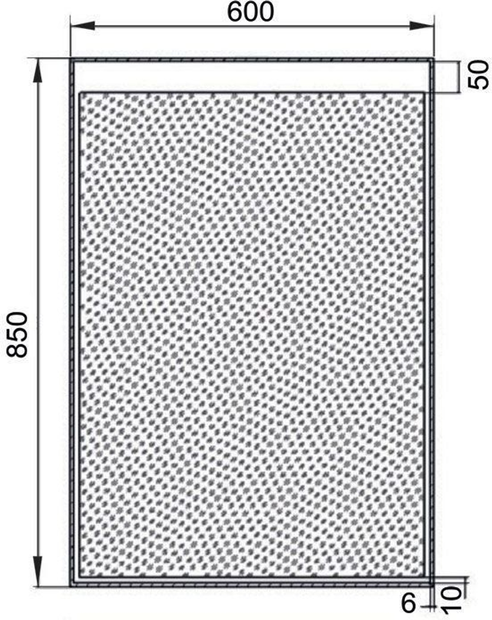 Зеркало Aquanet Палермо 6085 LED