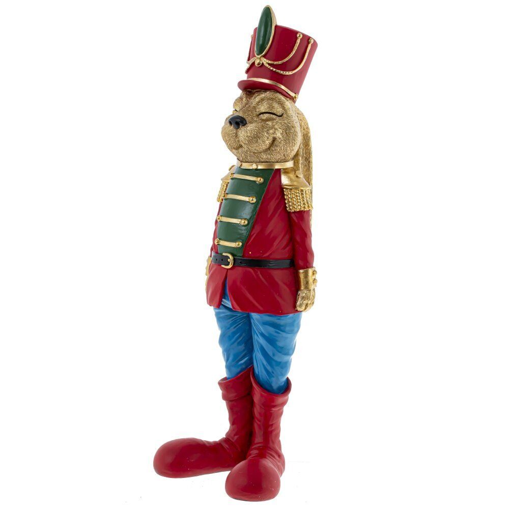 GAEM Фигурка декоративная "Солдатик-зайка", L11,5 W10 H37 см