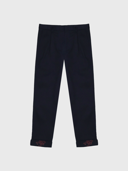 Брюки Tommy Hilfiger TH Monogram Relaxed Fit Logo Desert Sky