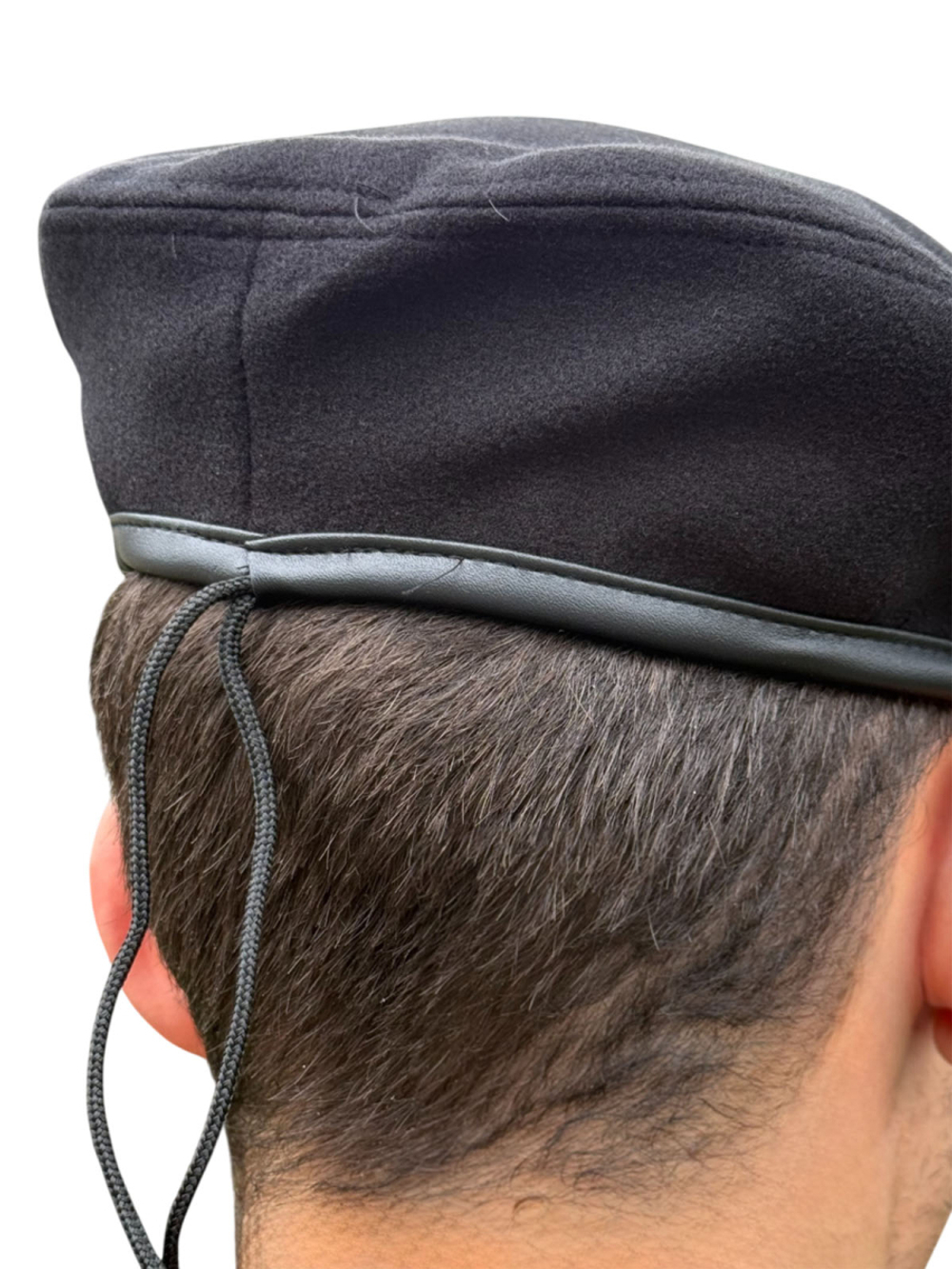 Черный берет уставной (шовный)