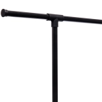 Вешалка гардеробная напольная на колесах «ПЕРФЕКТХАУС», цвет черный, нагрузка до 15 кг, 98*35*135см