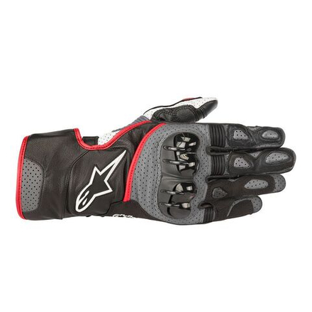 ALPINESTARS Мотоперчатки SP-2 V2 черно-серо-красный