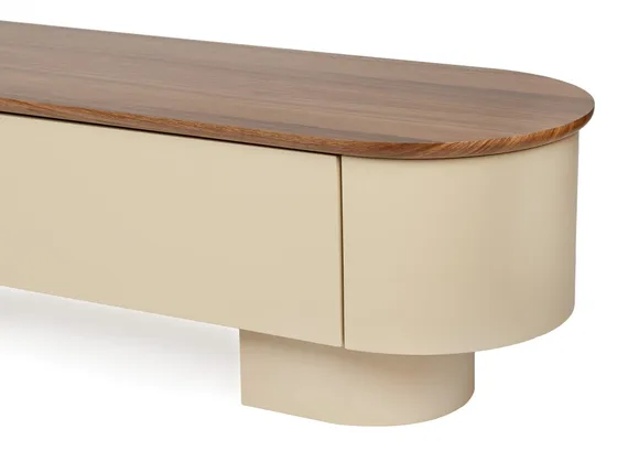 ТВ-тумба Rome 204х45 см, шпон ореха