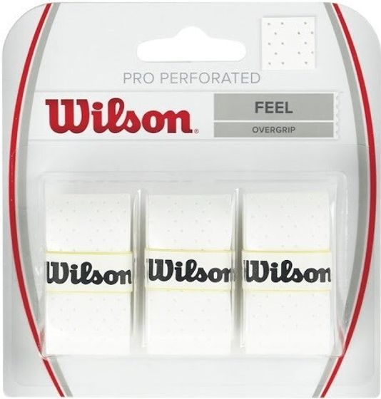 Овергрипы Wilson Pro Overgrip Perf (3 шт.), арт. WRZ4005WH